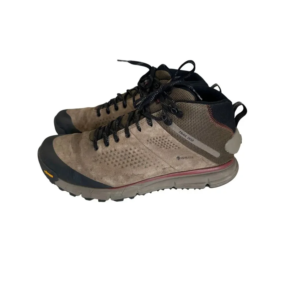 Danner Trail 2650 Mid GTX Hiking Boots Mens 14 D Gore-Tex Vibram Dusty Olive